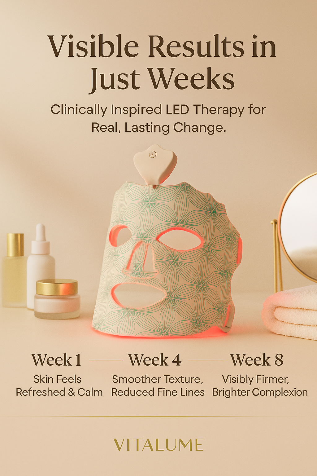 Reveal visibly younger, glowing skin in minutes from Vitalume