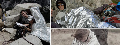 Hypothermia Rescue First Aid Camp Keep Foil Mylar Lifesave Warm Heat Bushcraft Outdoor Thermal Dry Emergent Blanket Survival Kit