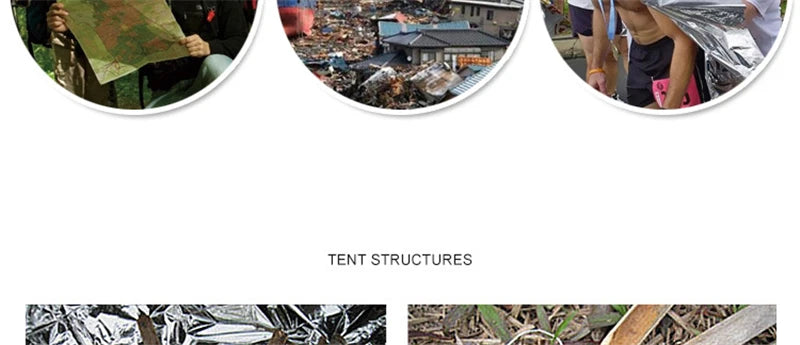 Hypothermia Rescue First Aid Camp Keep Foil Mylar Lifesave Warm Heat Bushcraft Outdoor Thermal Dry Emergent Blanket Survival Kit