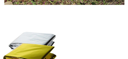 Hypothermia Rescue First Aid Camp Keep Foil Mylar Lifesave Warm Heat Bushcraft Outdoor Thermal Dry Emergent Blanket Survival Kit